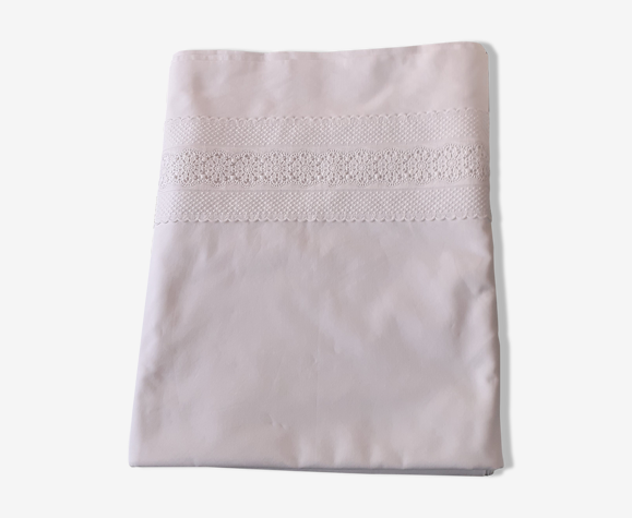 Drap coton blanc