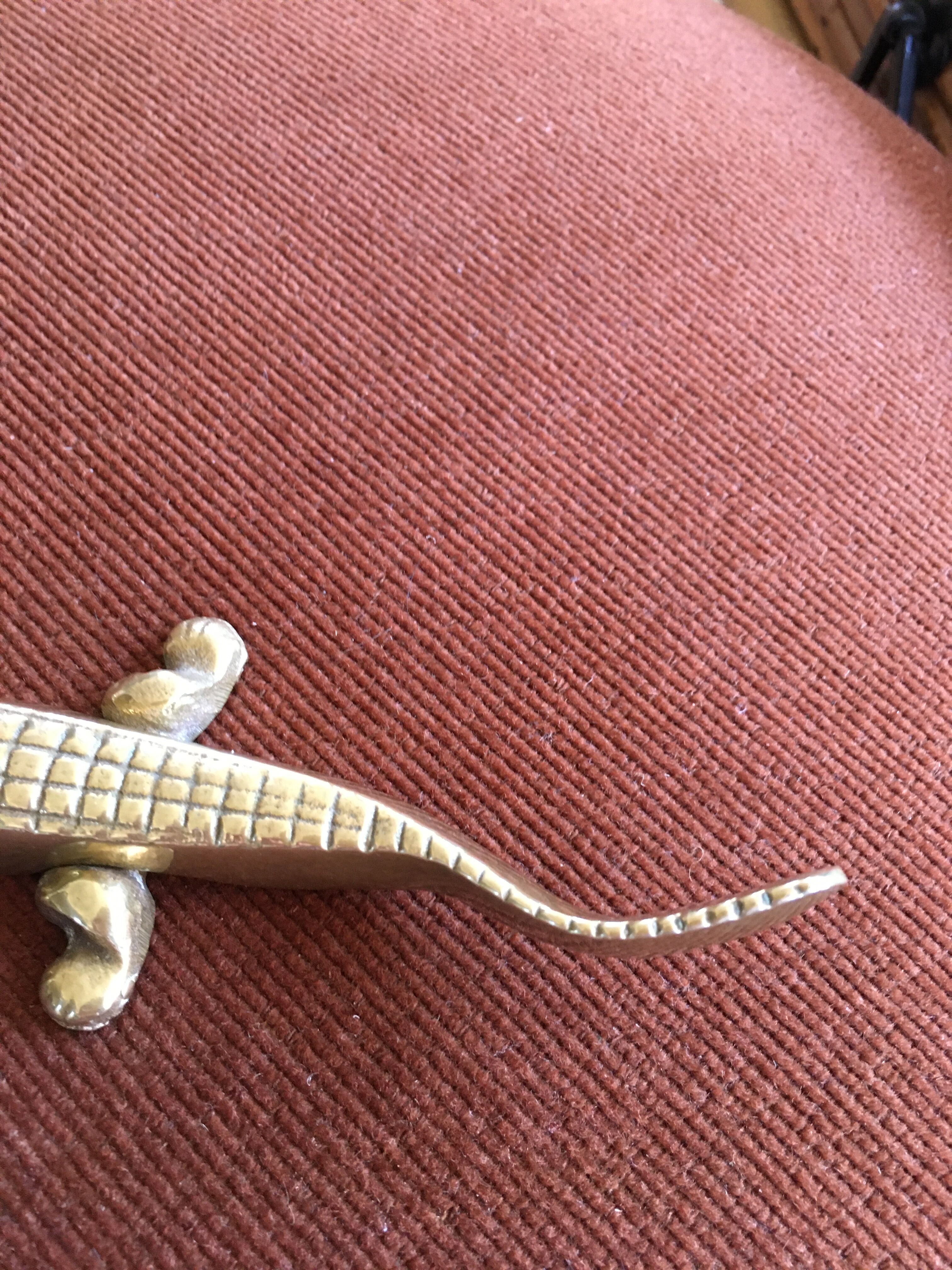 Brass crocodile