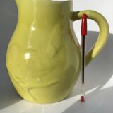Yellow pitcher bird earthenware Vercor light relief