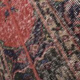 Vintage Turkish Oushak Rug Handwoven 68x361 cm