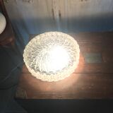 Vintage moulded glass ceiling 29cm