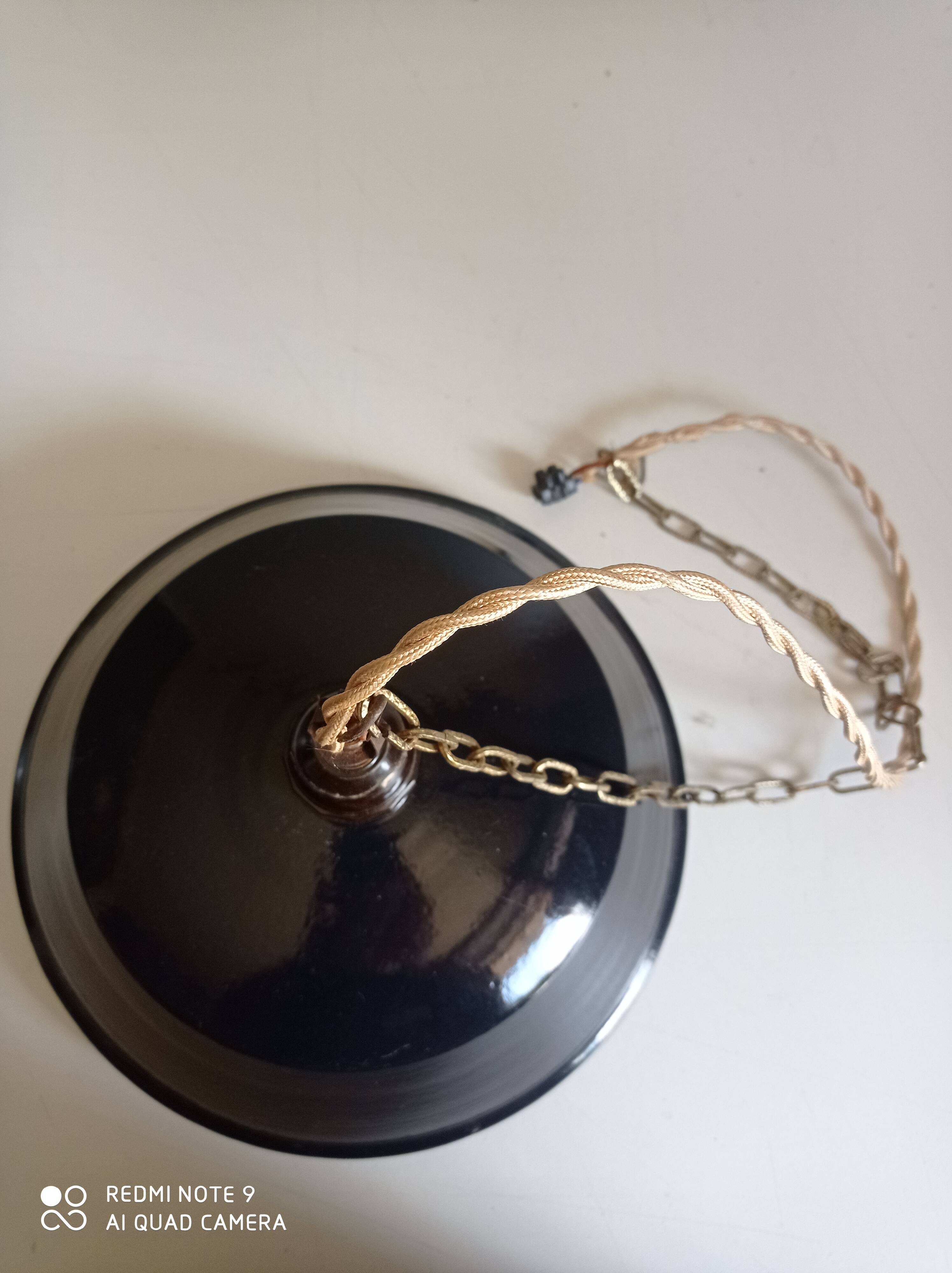 Industrial / factory pendant light Enamelled sheet metal