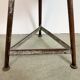 Tabouret d'atelier industriel gris, années 1960