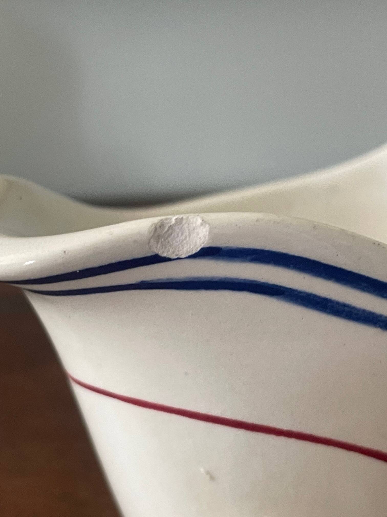 Lunéville K & G "primevere" hand-painted gravy boat