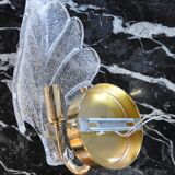 Wall lamp "leaf" by Carl Fagerlund, Murano glass, Germany, 1970