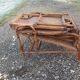 Chaise longue bambou et rotin 1900