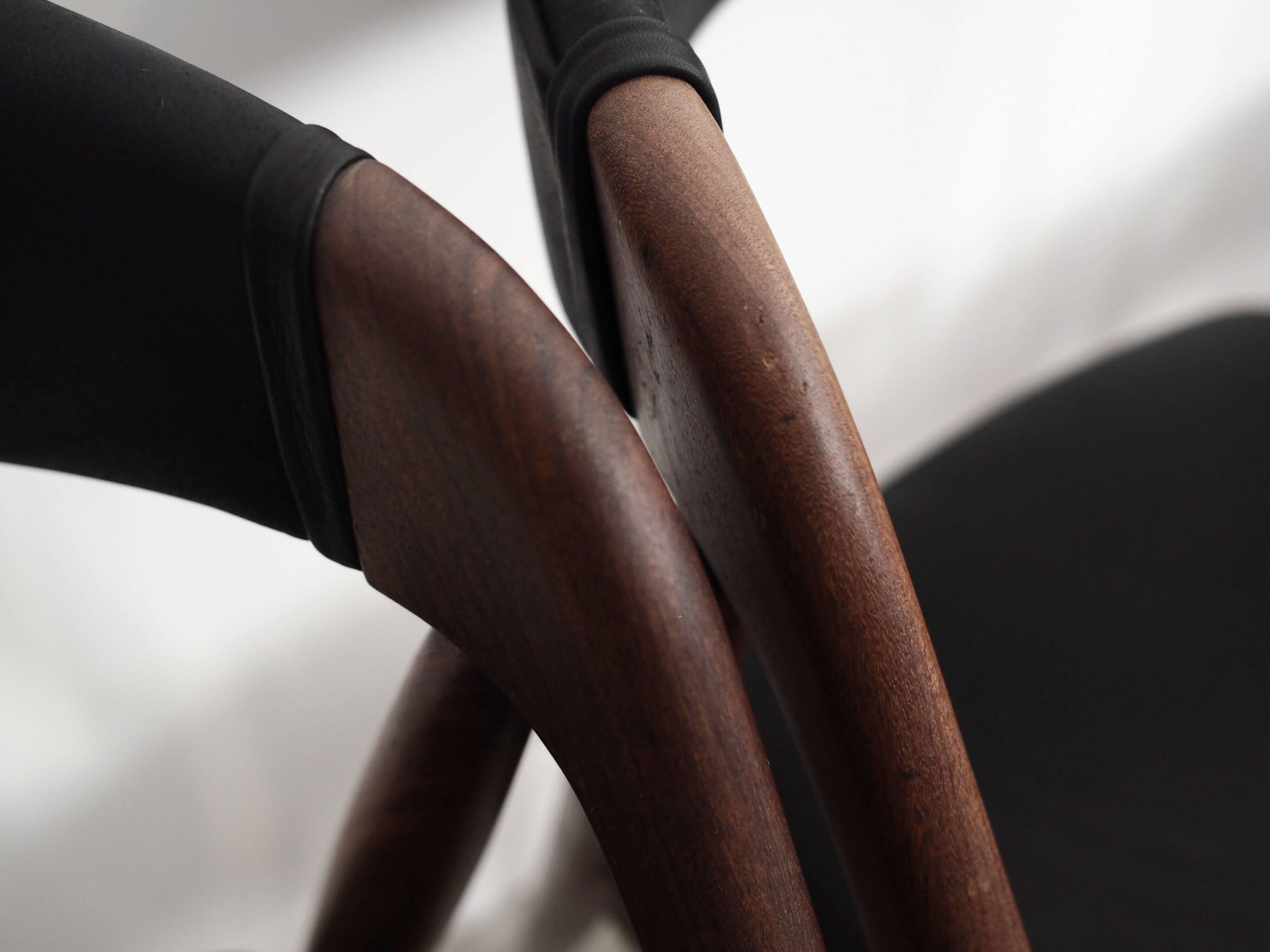 Set of four teak chairs, Danish design, 1970s, designer: Kai Kristiansen