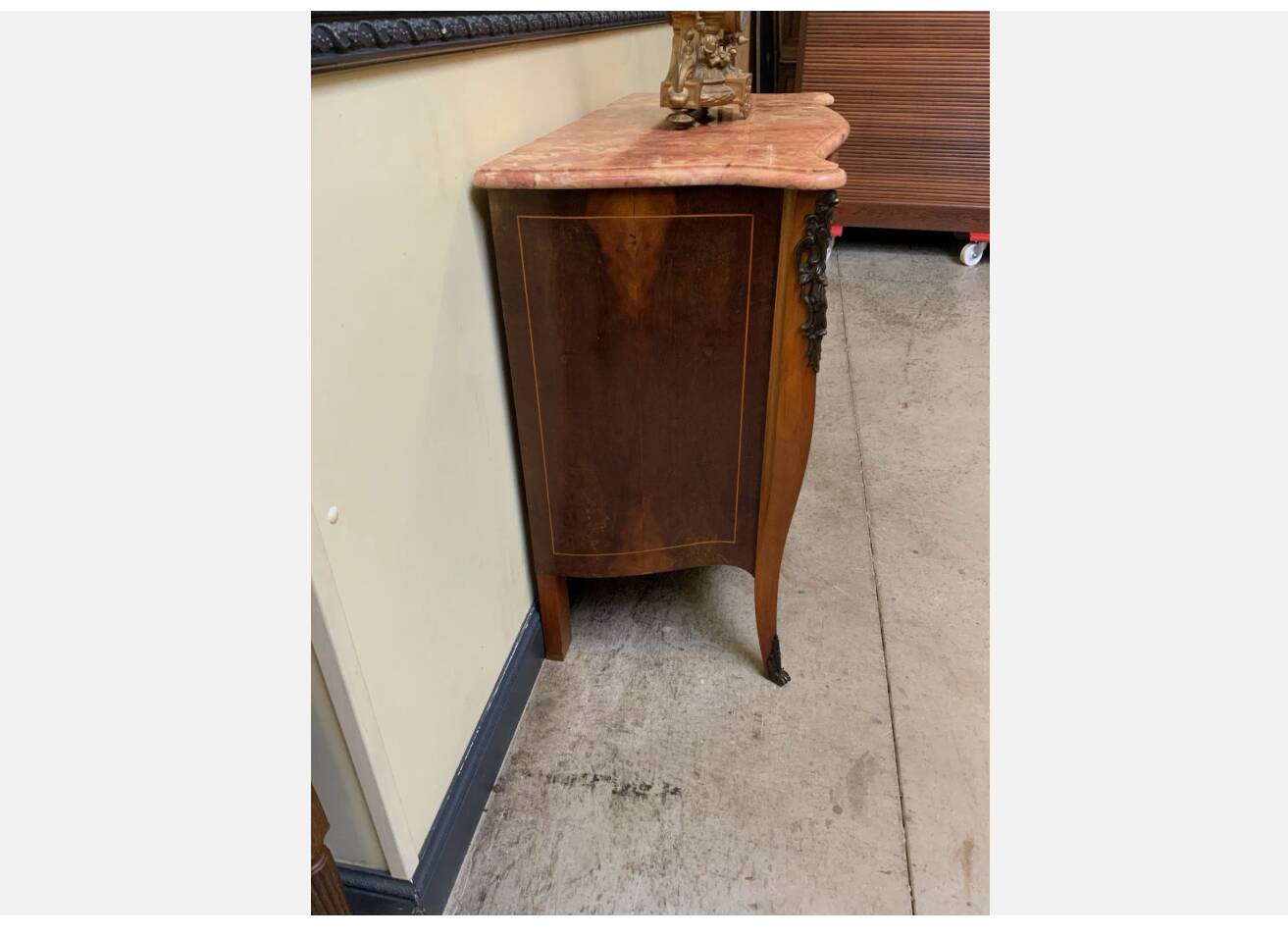 Antique - Vertiko, chest of drawers, inlays - Art Nouveau