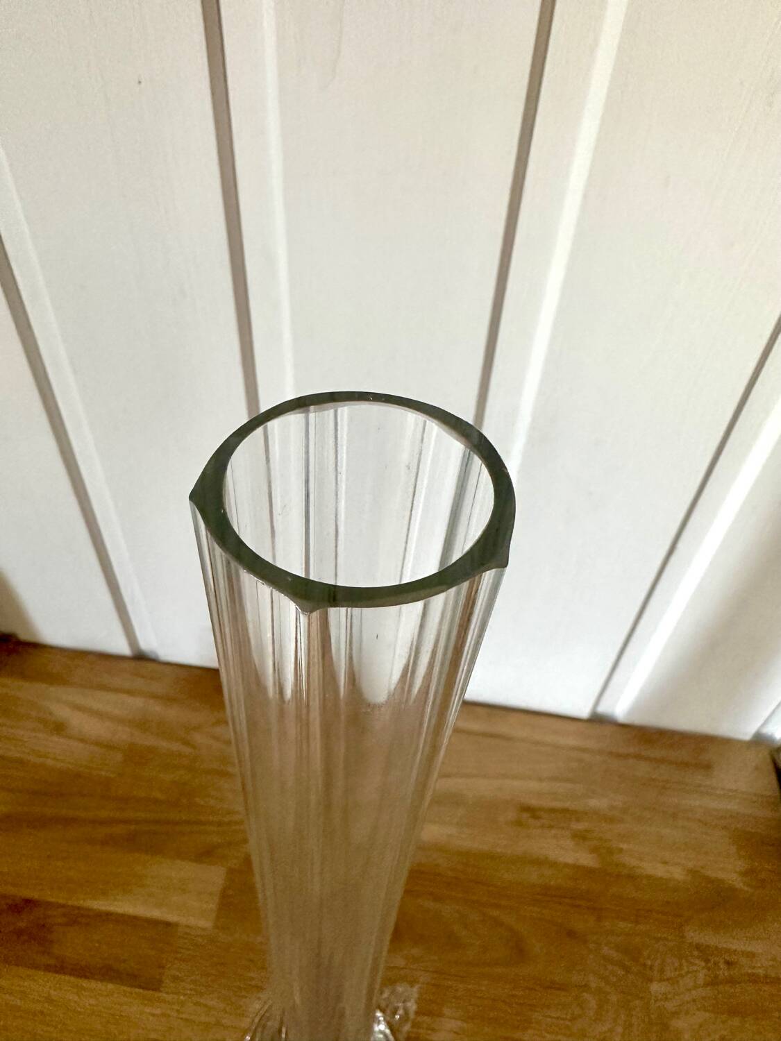 Large art nouveau glass soliflore