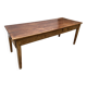 Solid wood farmhouse table with 2 drawers, 1900