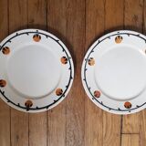 Set of 2 vintage Badonviller dessert plates