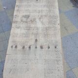 Raw light wood bench
