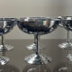 Series of 6 stainless steel ice cups by Letang Rémy 70s
