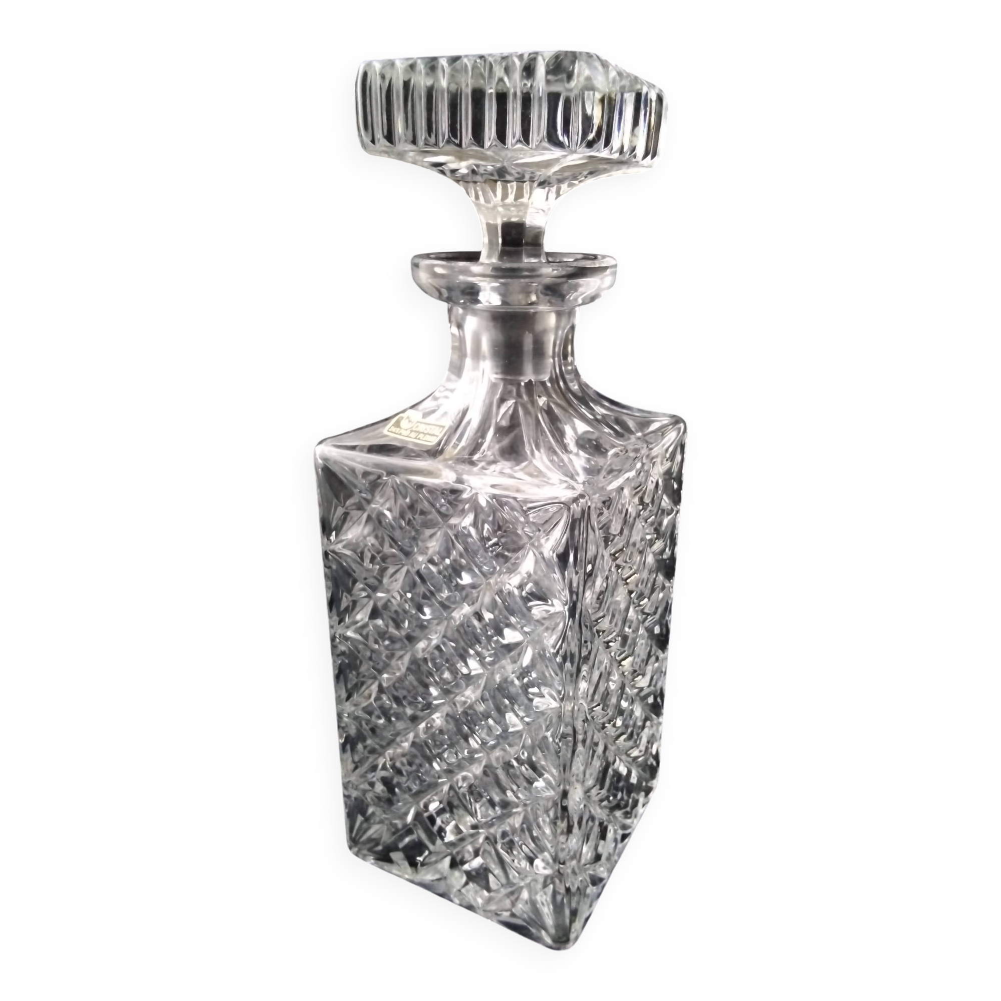 Lead crystal whisky carafe 24%