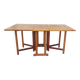 Folding table in beech from 1950