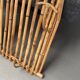 Wall-mounted bamboo coat rack