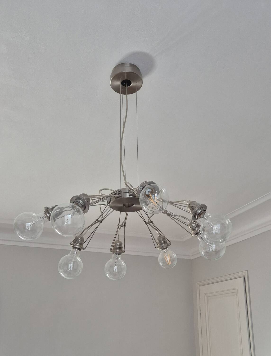 Suspension Lumina Matrix Otto nickel designer Yaacov Kaufman.