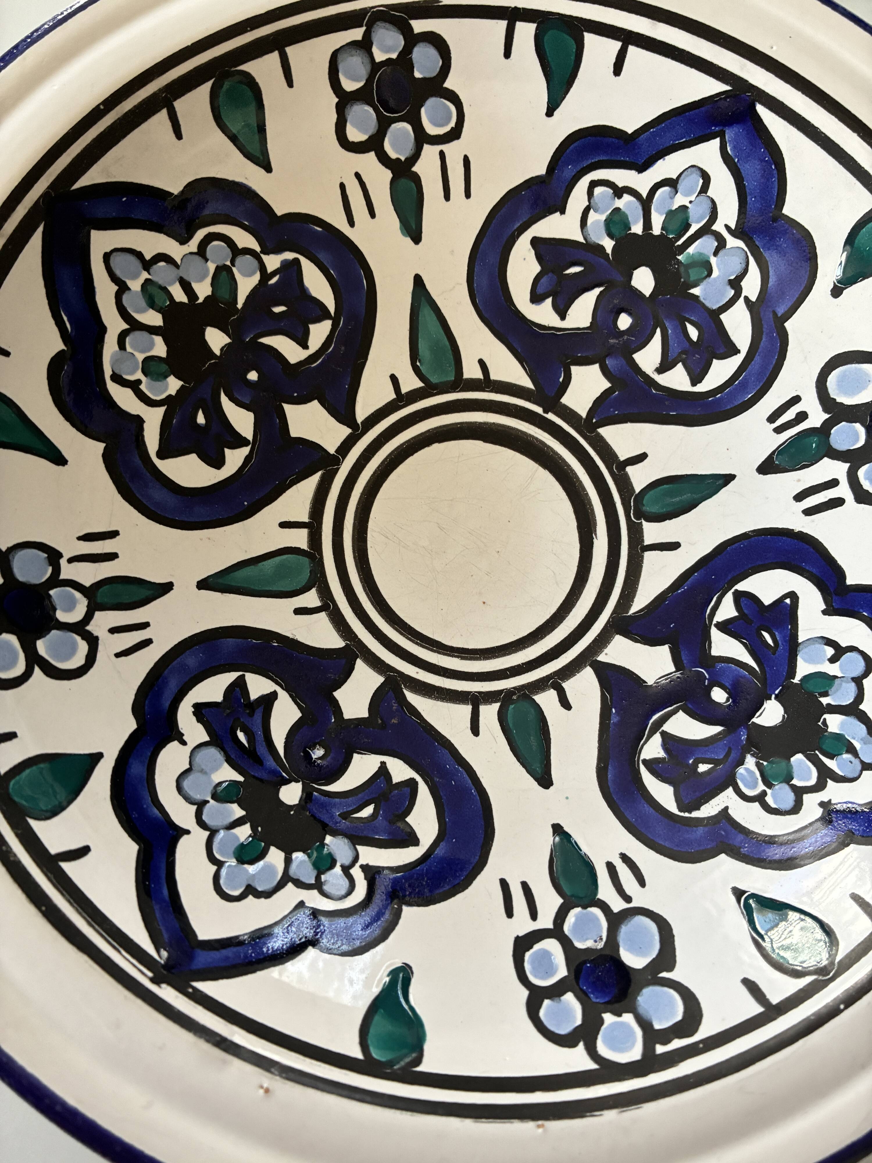 Terracotta plate Nabeul Tunisia