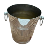 Silver metal champagne bucket