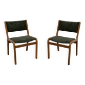 Lot de deux chaises Magnus Okesen Danemark
