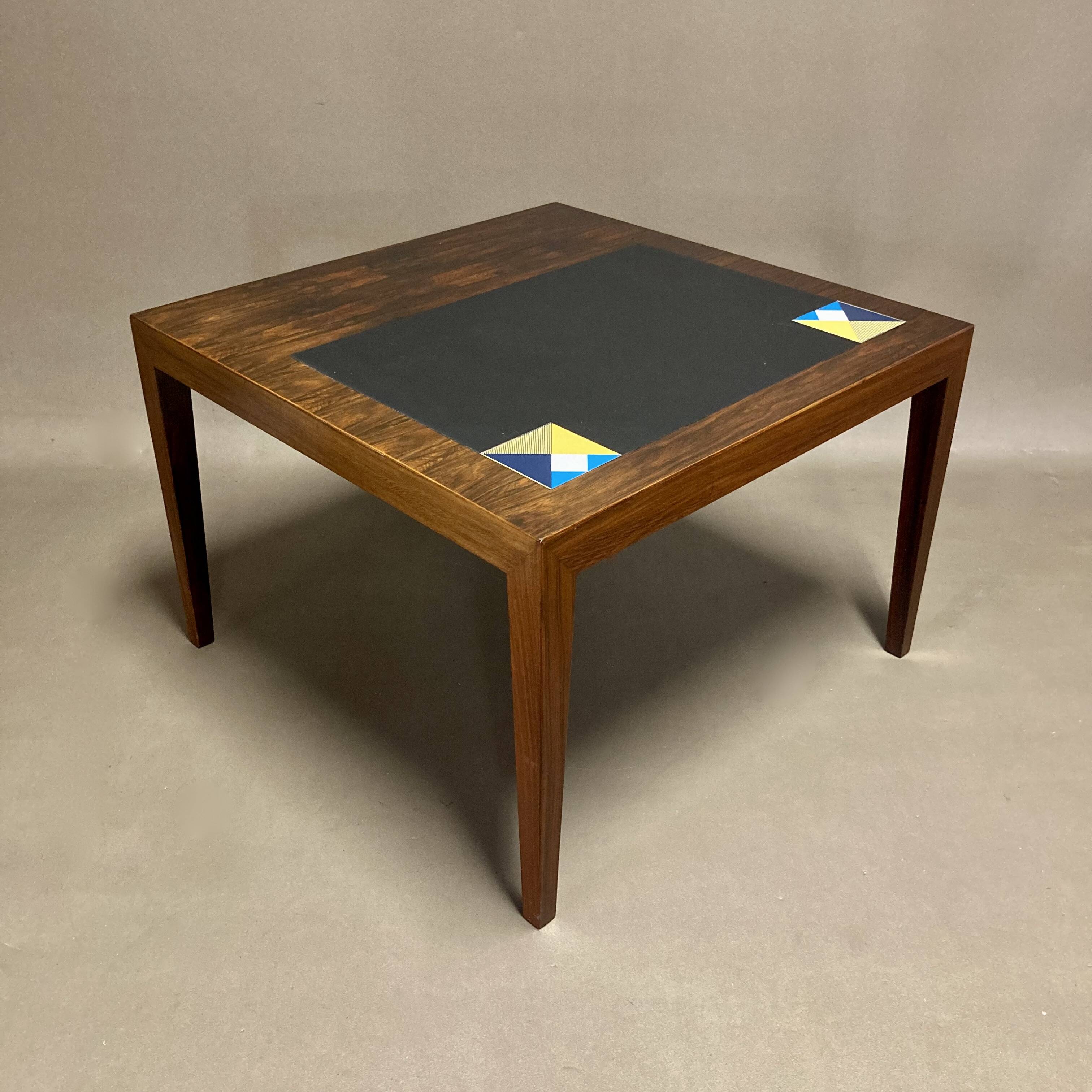 Scandinavian design coffee table 1950 "Severin Hansen".