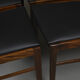 Ensemble de 4 chaises danoises en massif d'afomosia, années 60