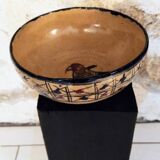 Ancienne coupe Qajar céramique perse XIXe