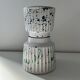 Ensemble de 2 cache pots décor Pollock