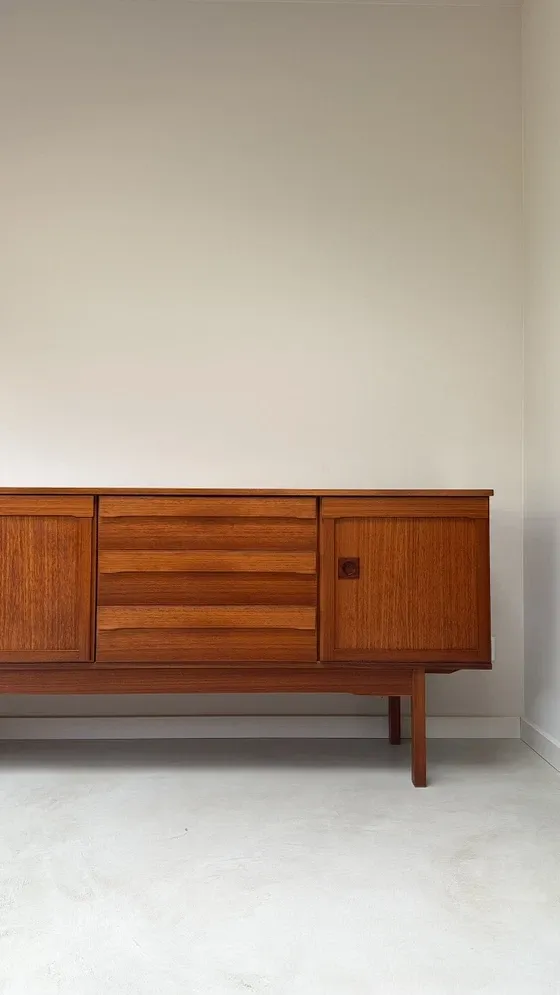 Vintage Teak Wood Sideboard