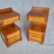 Art Deco bedside tables in pairs
