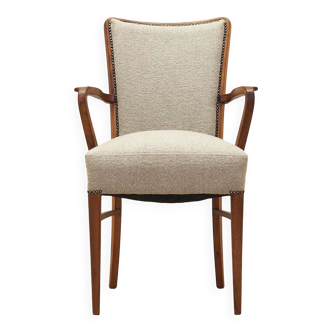 Walnut chair, Danish design, 1970s, production: Denmark