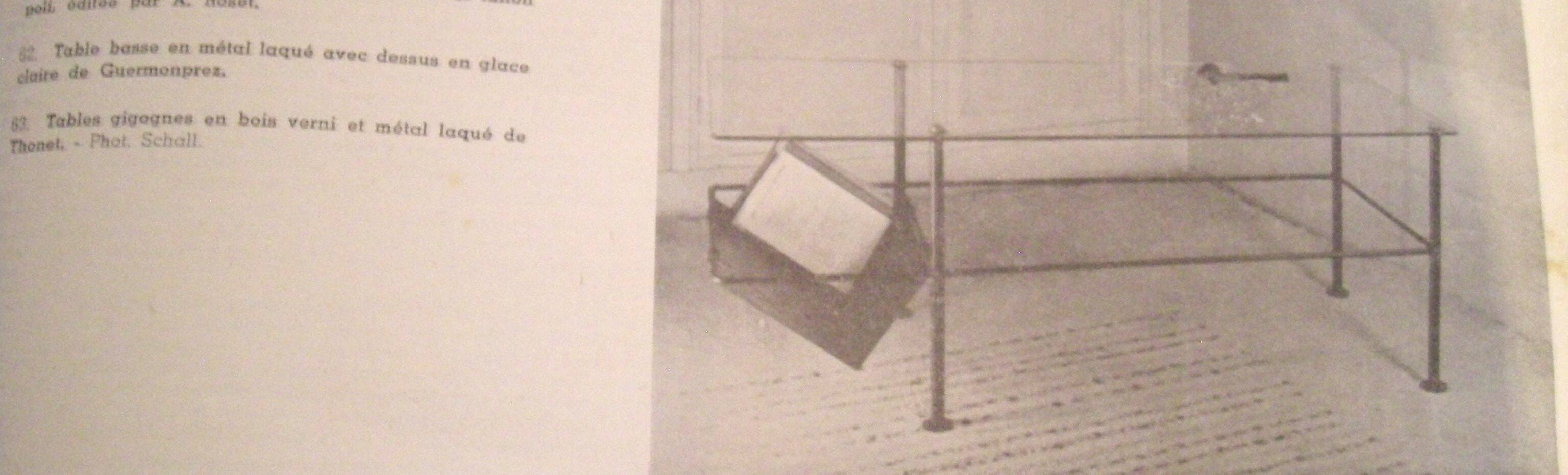 Coffee table by Gérard Guermonprez from the 1950s