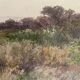 Combe Velluet, Watercolor landscape, nineteenth century