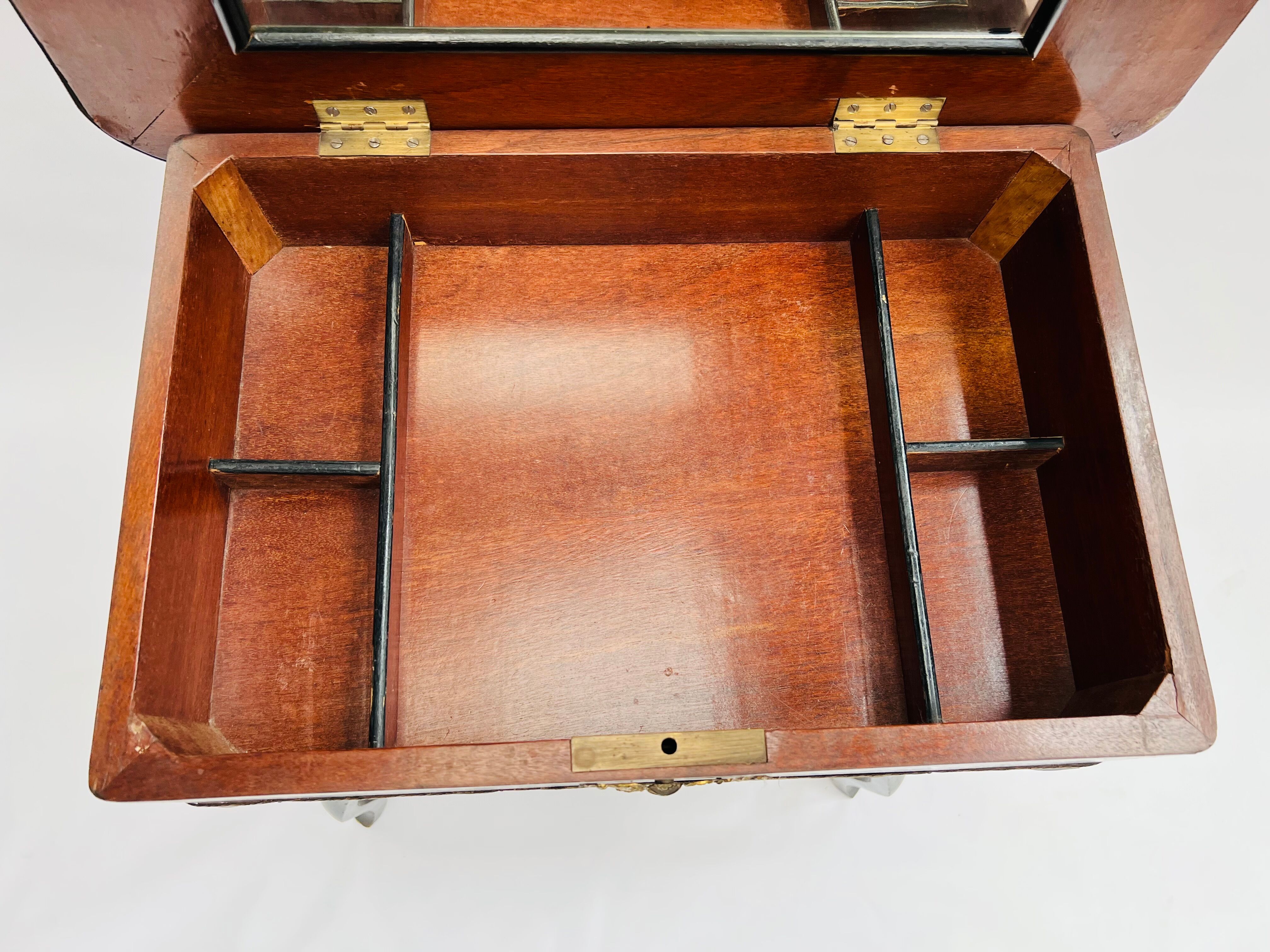 Side table with Napoleon III marquetry