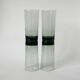 set of 4 Long Drink glasses in smoked glass Design 1970