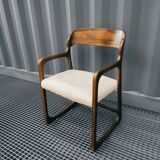 Baumann rosewood sleigh armchair