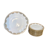 Plates and dessert dish