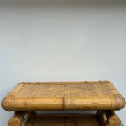 Vintage Bamboo Salon Table