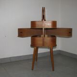 Travailleuse en teck asystent 1960/70s