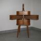 Travailleuse en teck asystent 1960/70s