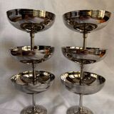Set of 6 Letang Remy stainless steel ice cream cups