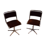 Pair of swivel chairs 70