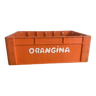 Caisse Orangina  en plastique orange