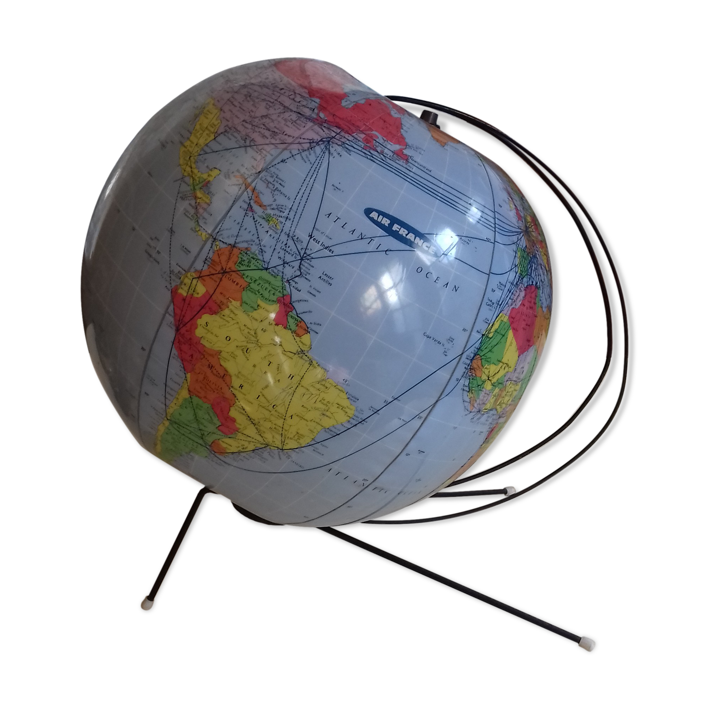 Mappemonde Air France vintage