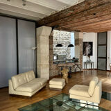 Salon "California" Jacques Charpentier, edition "Flat", France 1970