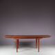 1960s Teak extendible dining table by TV Meubles Paris, France
