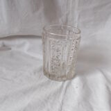 Moulded glass vase