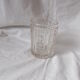 Vase verre moulé