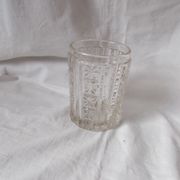 Vase verre moulé