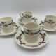 Lot de 4 tasses Badonviller